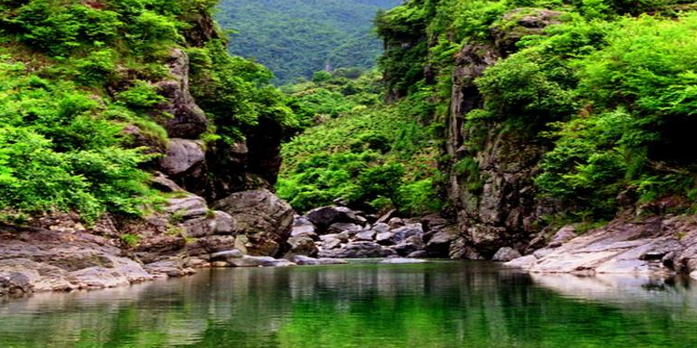 牯牛降龙门湖景区-龙门潭