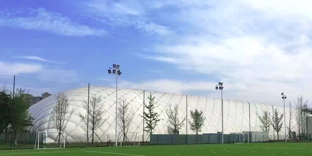 沙湾公园气模毛球馆