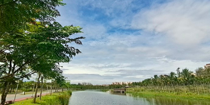 美舍河凤翔湿地公园