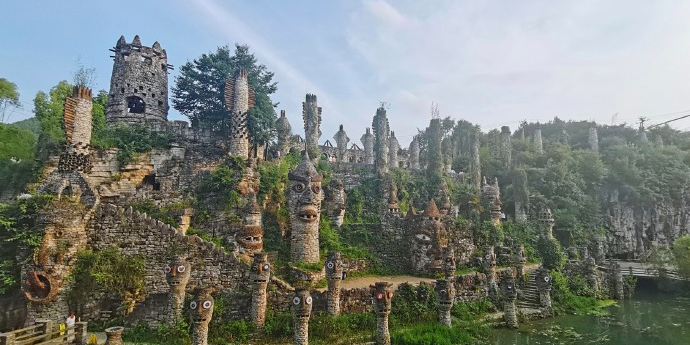 花溪夜郎古镇宋式古堡