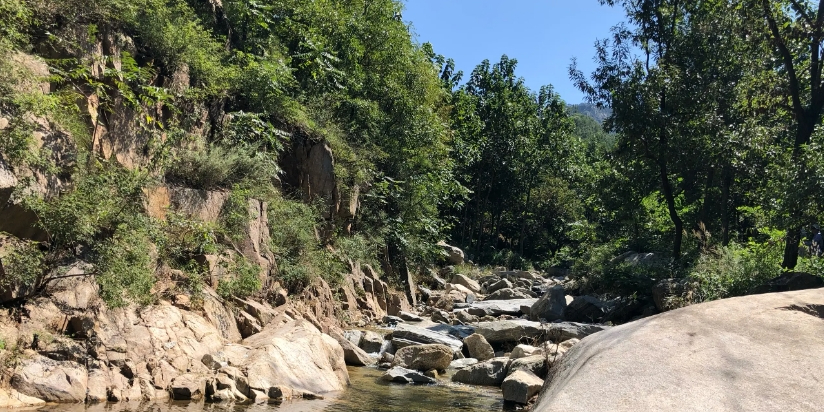 蒙山百花峪风景明胜区