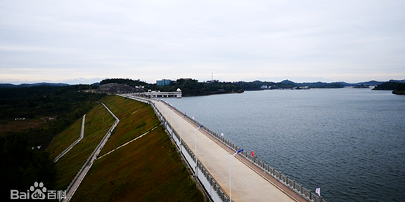 仙海湖堤坝