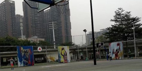 岭南明珠体育馆-室外篮球场