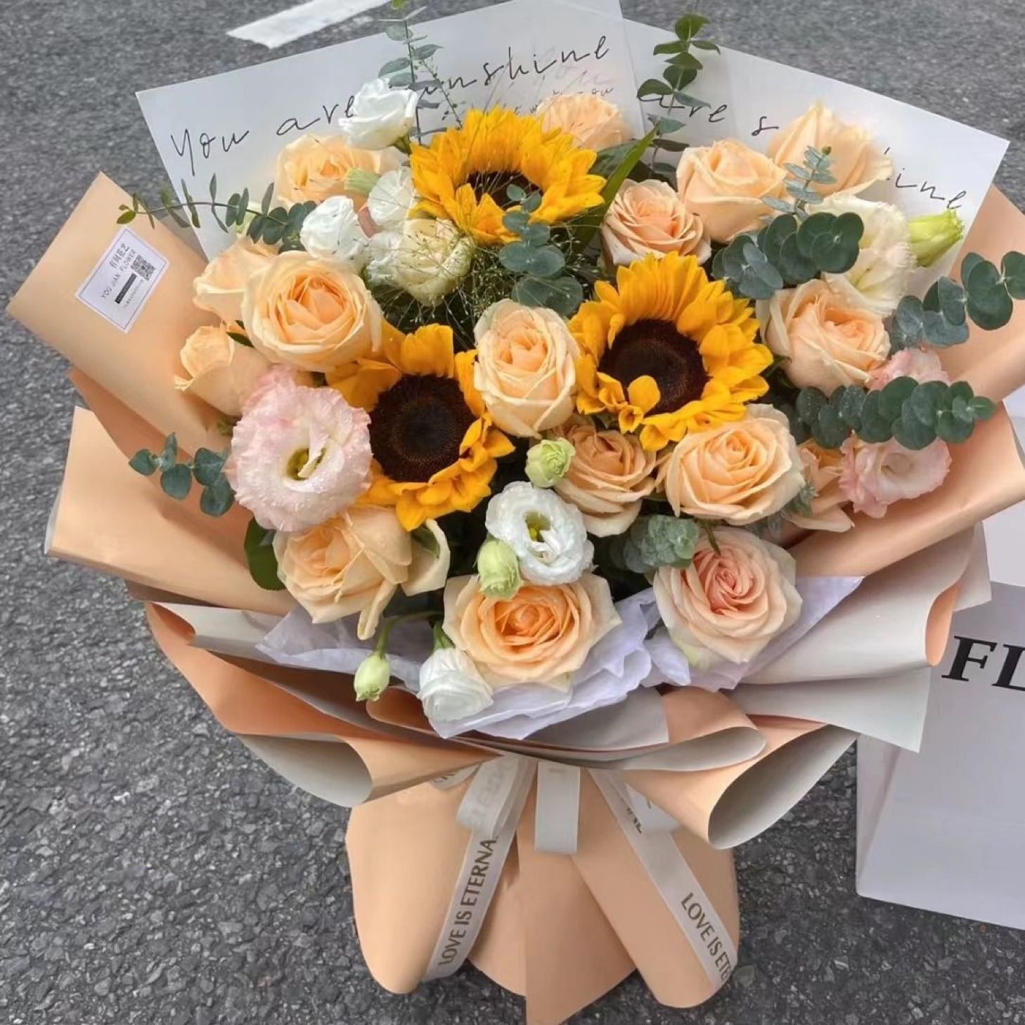 花源婚庆花车开业花篮