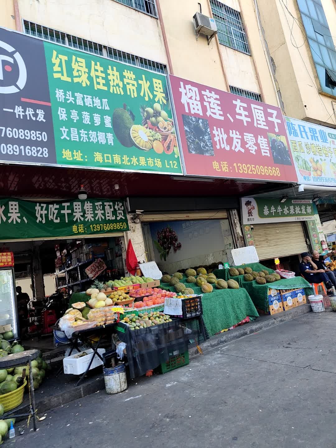 红绿佳热带水果