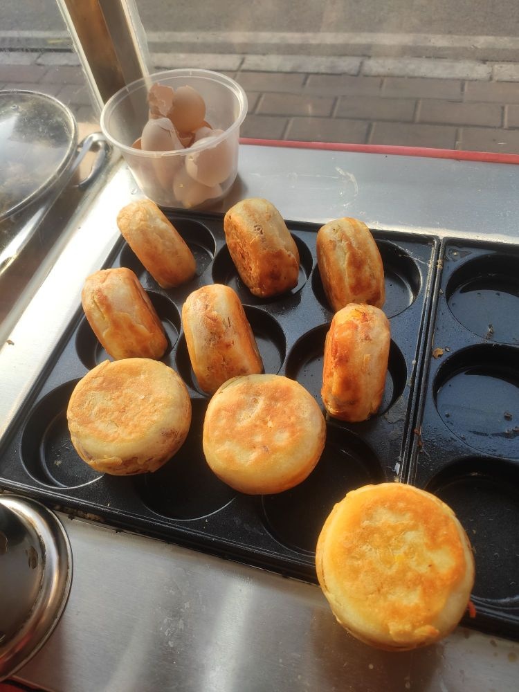 笑吃鸡蛋饼·鸡蛋汉堡