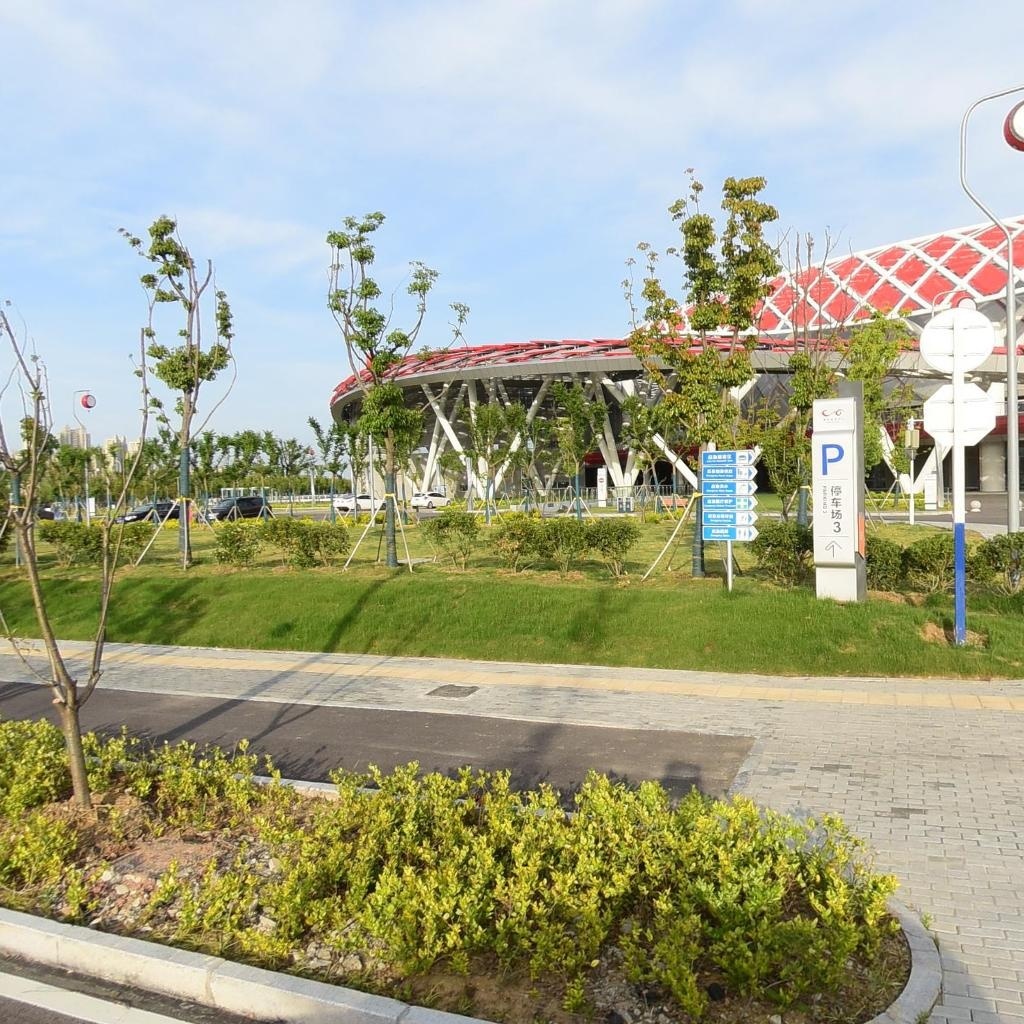 蚌埠奥林匹克体育中心体育馆-地上停车场