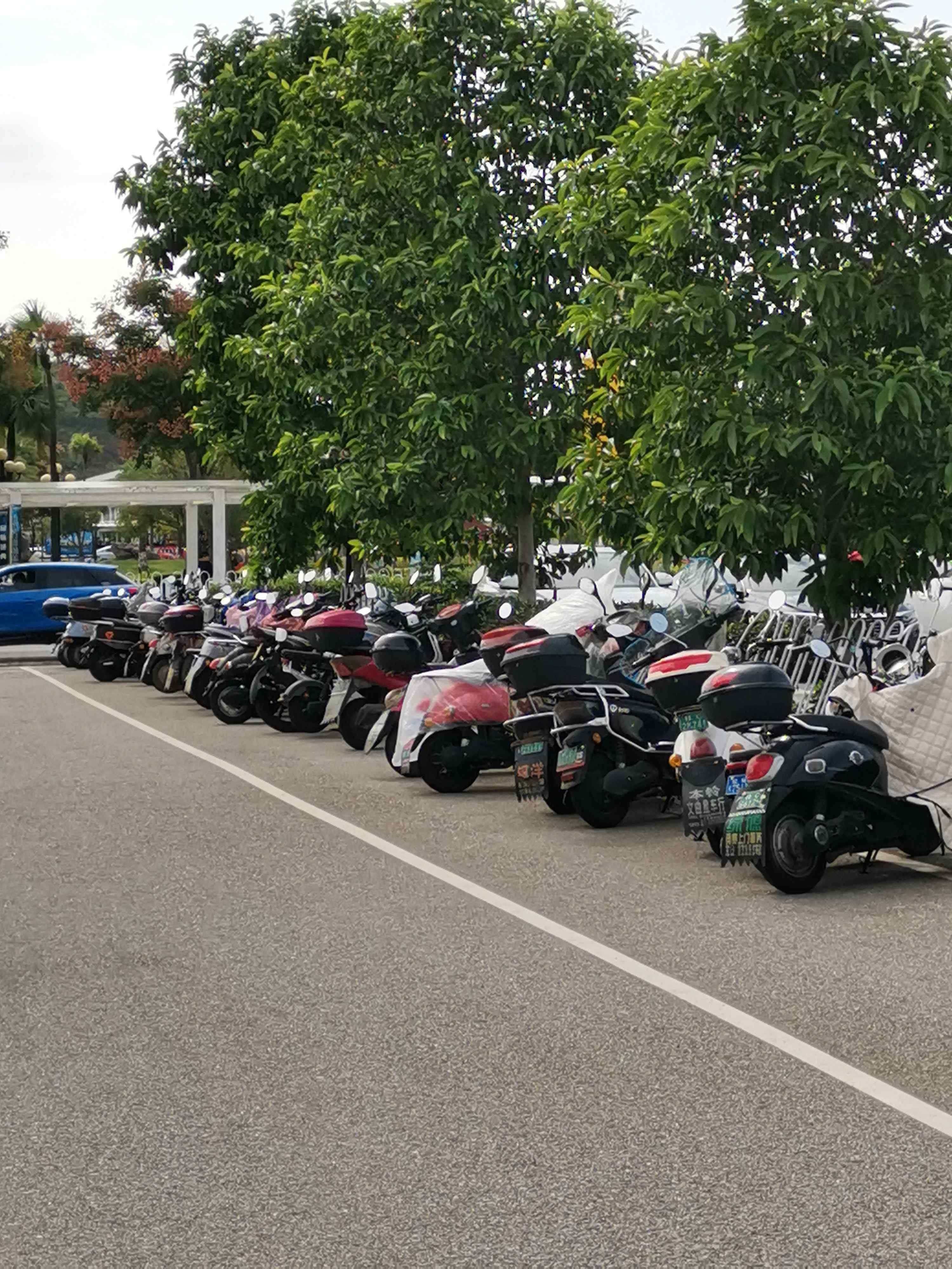 桂林西站-非机动车停放区