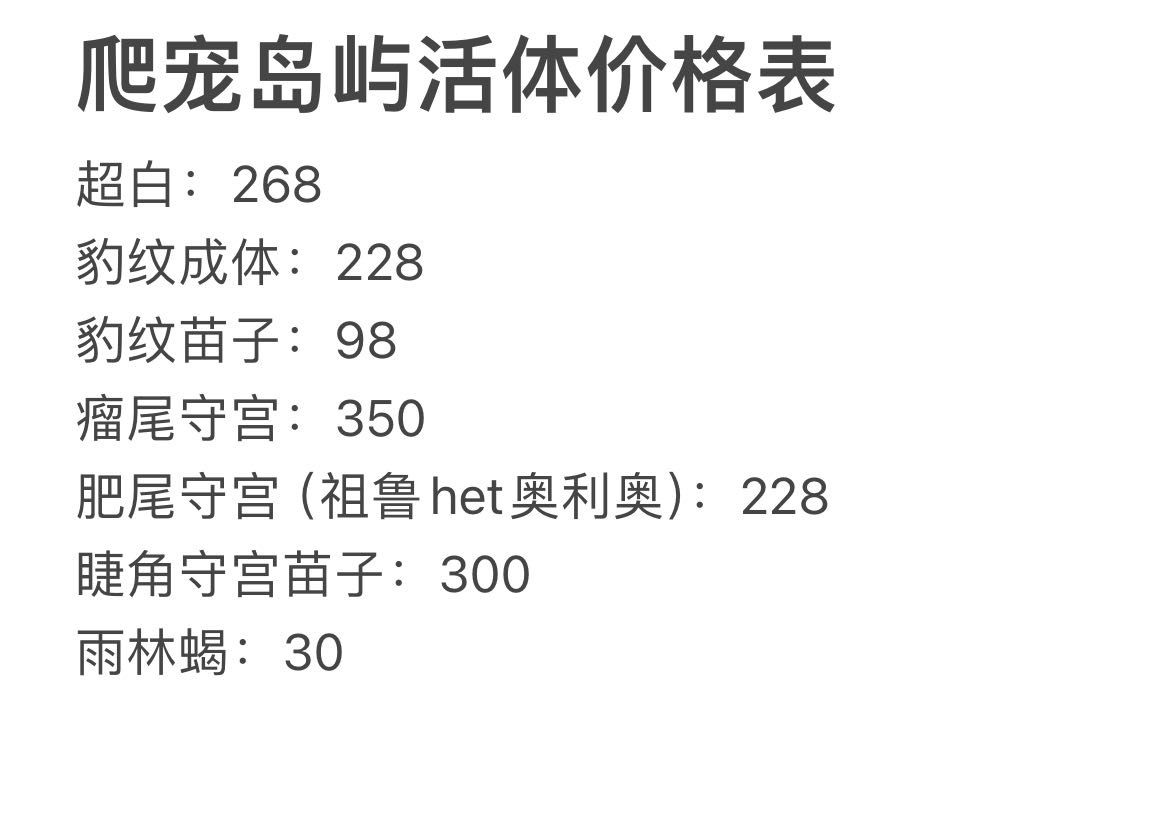 爬宠岛屿宠物店