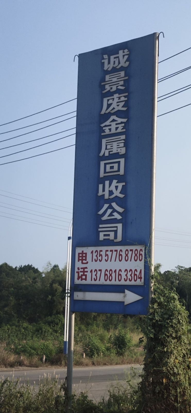 田东县诚景再生资源回收有限公司