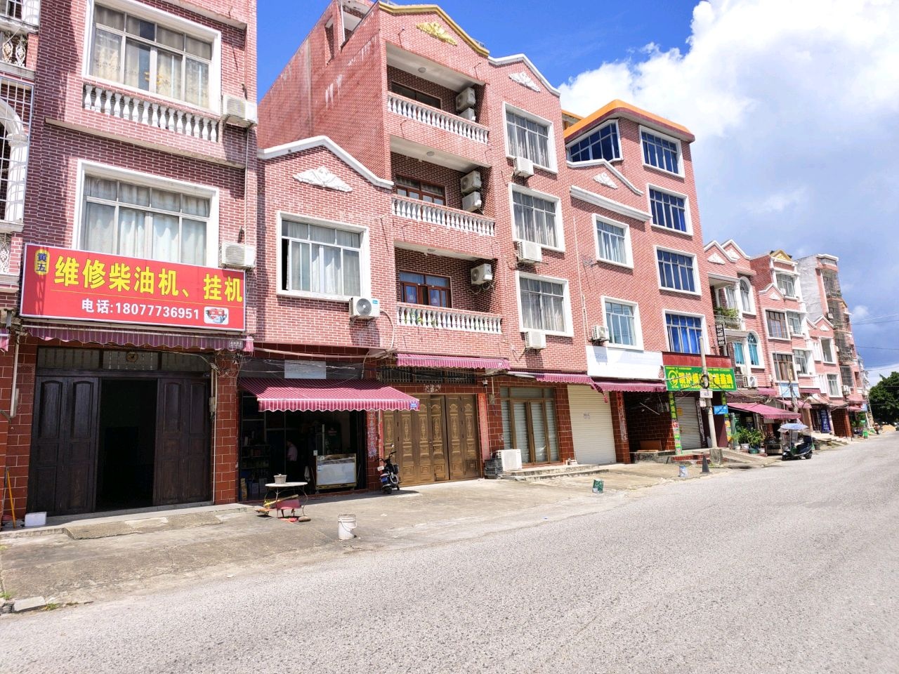 黄五维修柴油机挂机