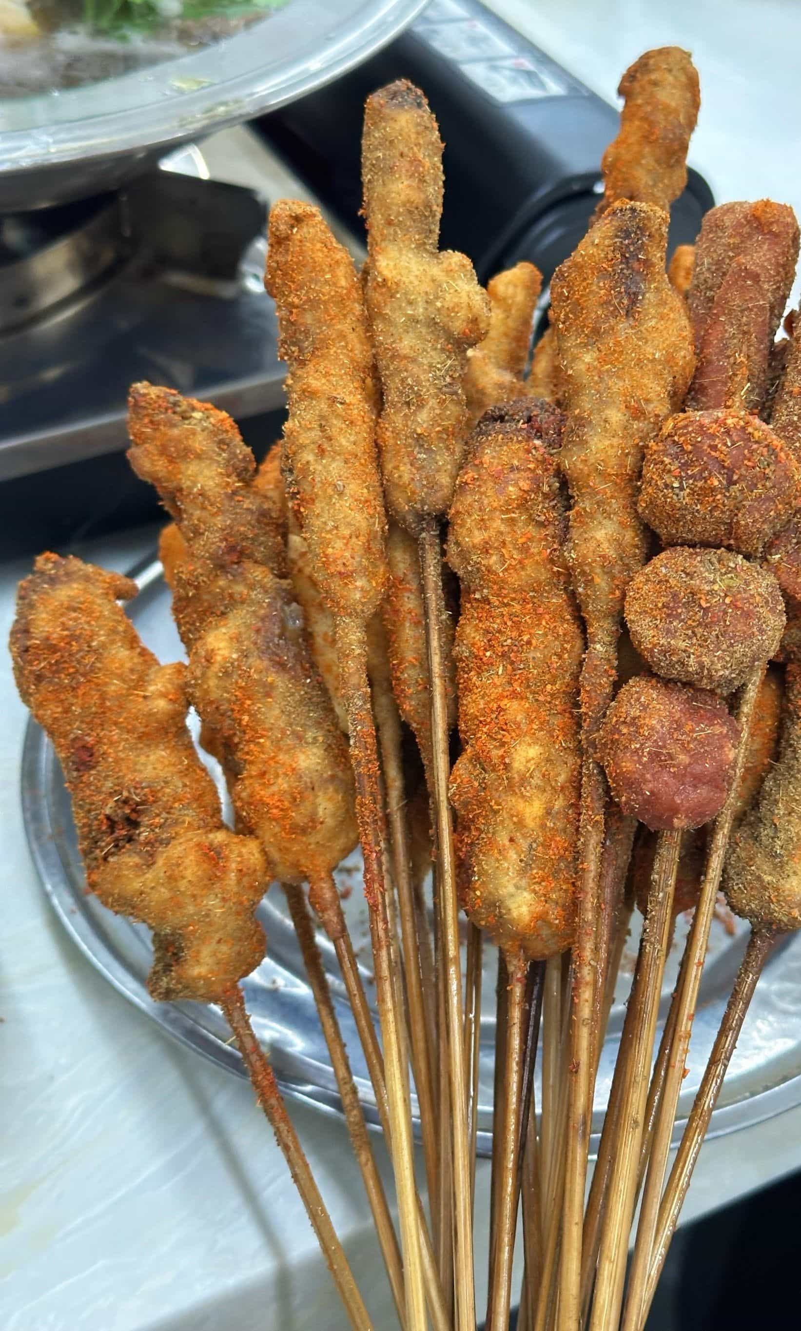 清真油炸牛肉面串(白桥路店)