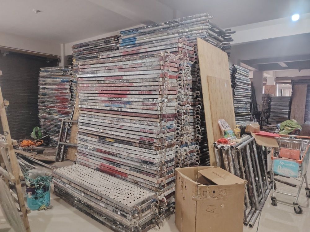 景洪速利脚手架上下铺铁床出租出售