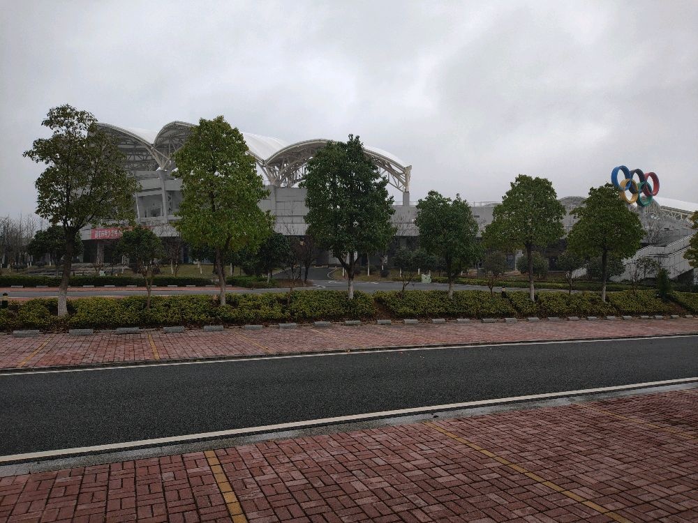 邵阳市体育中心体育场地上停车场-出入口