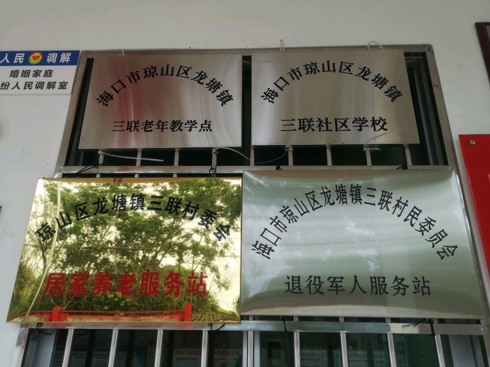 海南省海口市琼山区龙塘镇三联村民委员会退役军人服务站