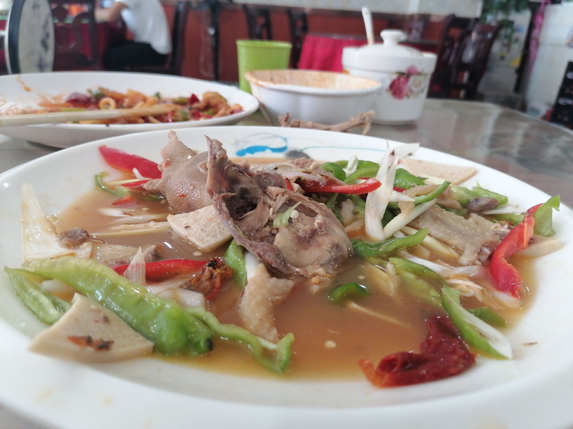 马兰大盘鸡拌面