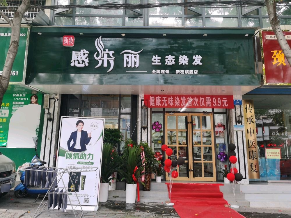 新密市新妆感染丽生态染发(新密旗舰店)