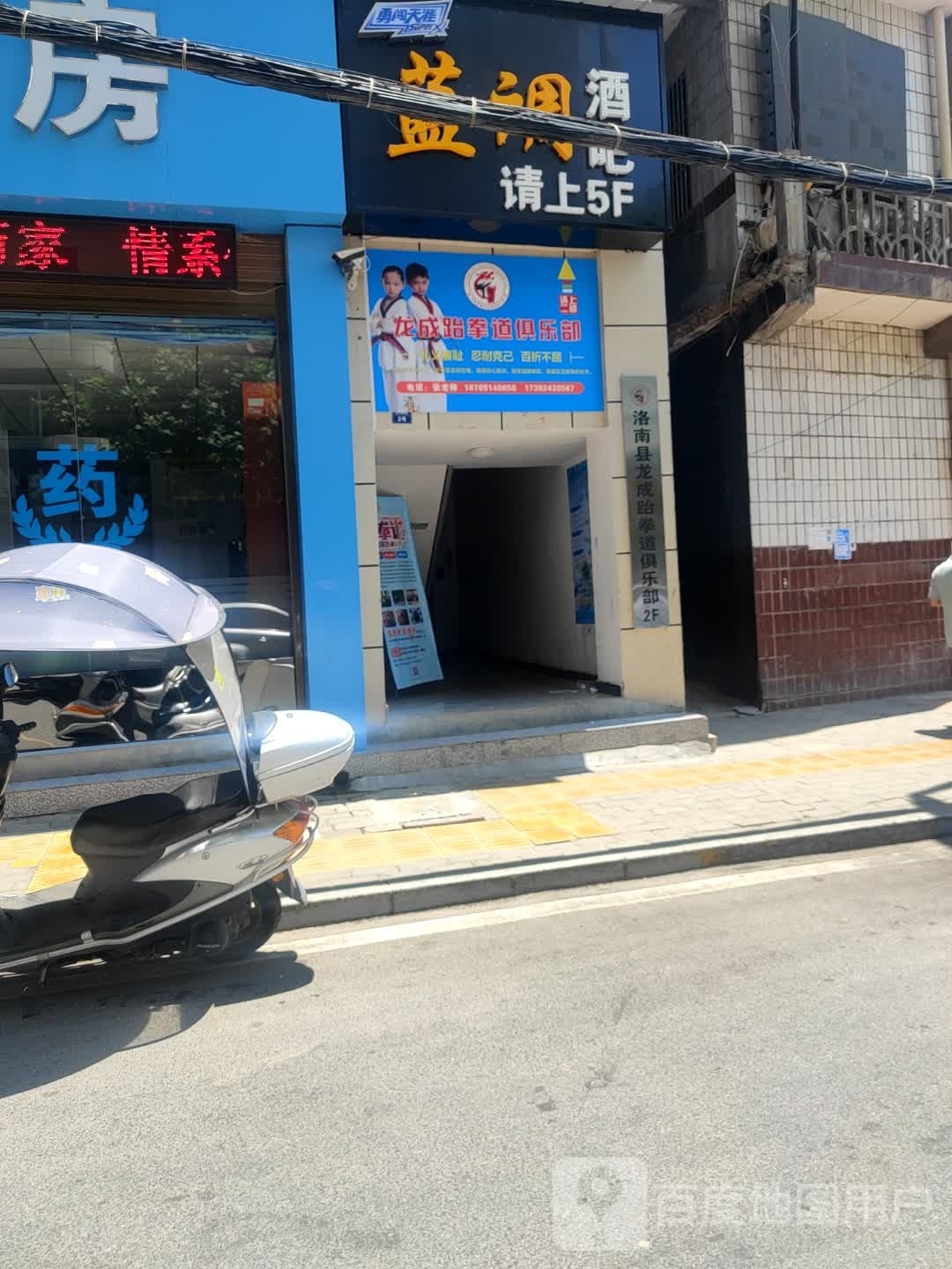 洛南县龙成跆拳道。俱乐部