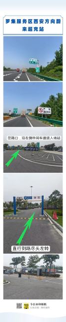 G40沪陕高速罗集服务区西安方向蔚来超充站