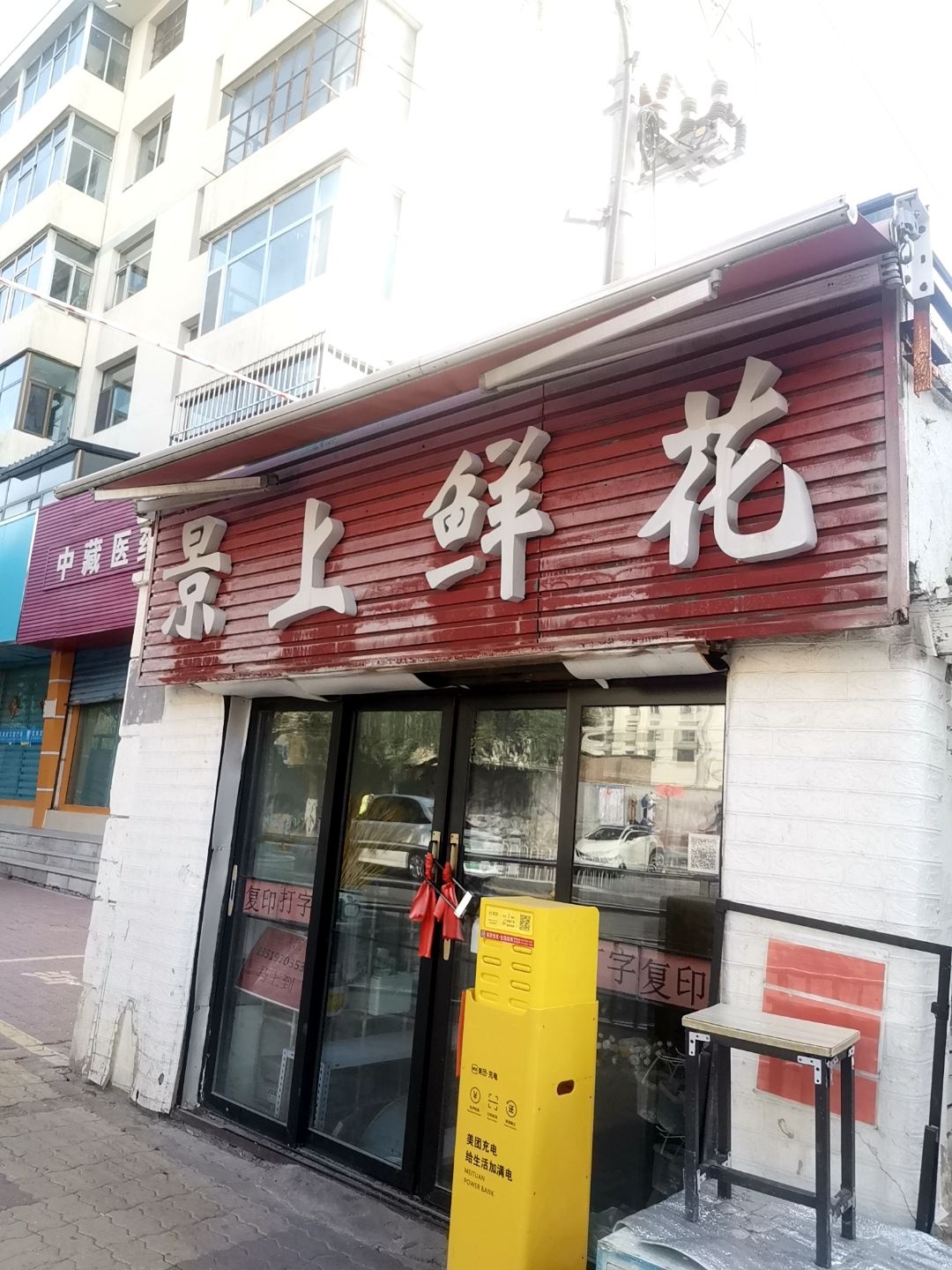 景上鲜花