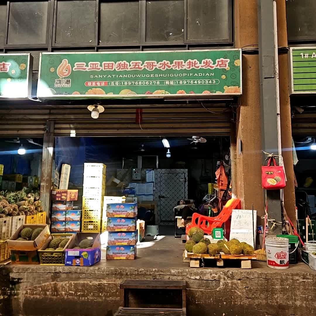 三亚田独五哥水果批发店(新鸿港市场店)