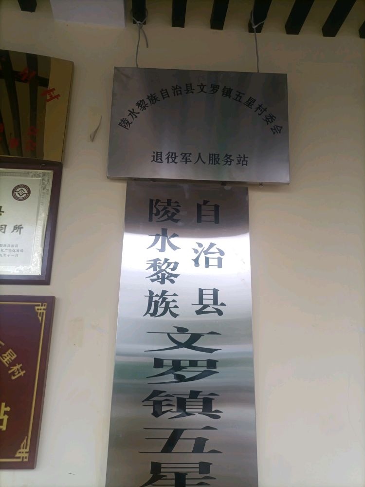陵水黎族自治县文罗镇五星村委会退役军人服务站