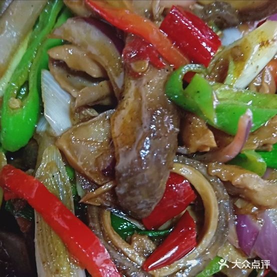 家长味道特色炕血肠扁豆面