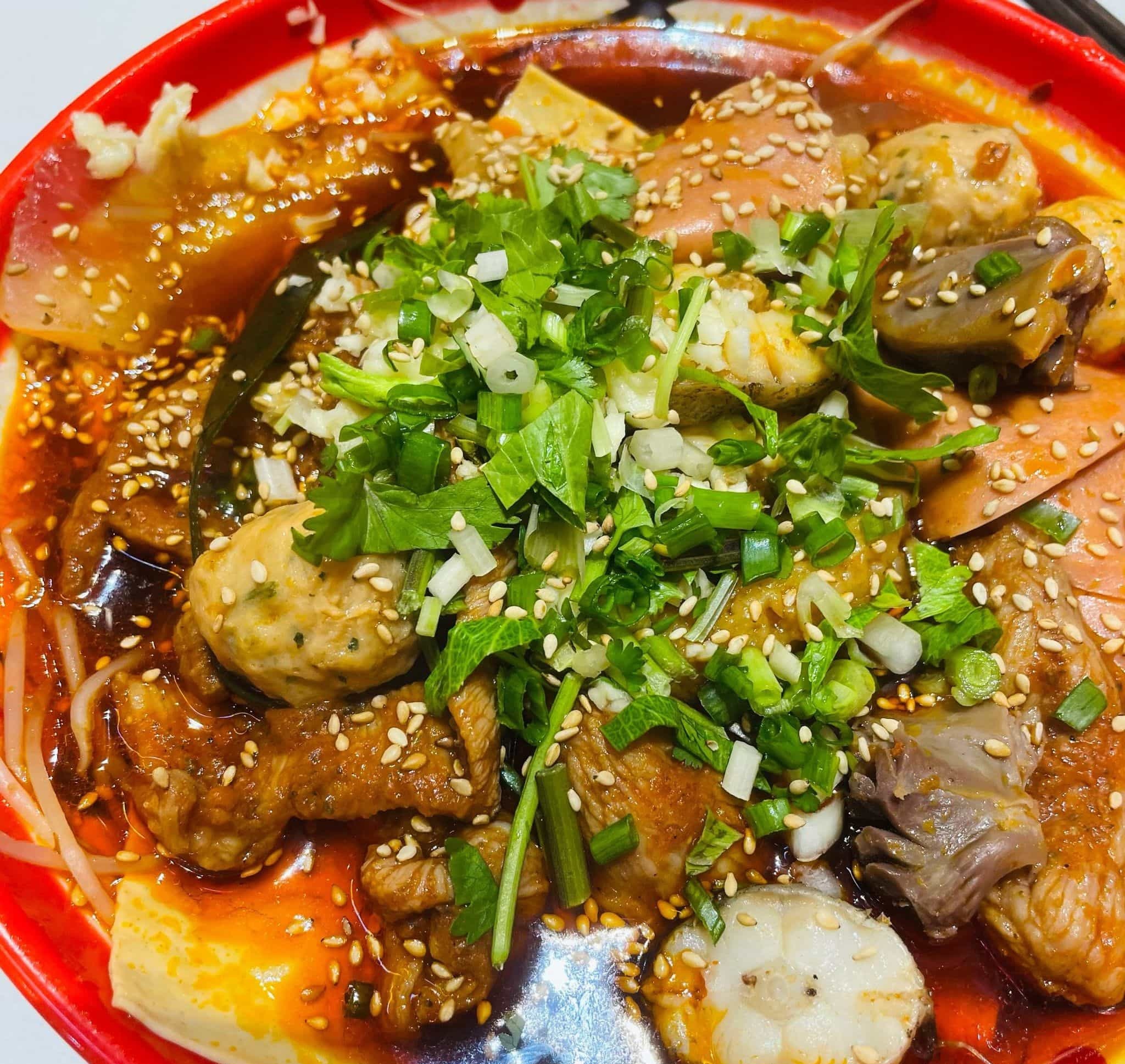 厂花牛油火锅冒菜(白土坝店)