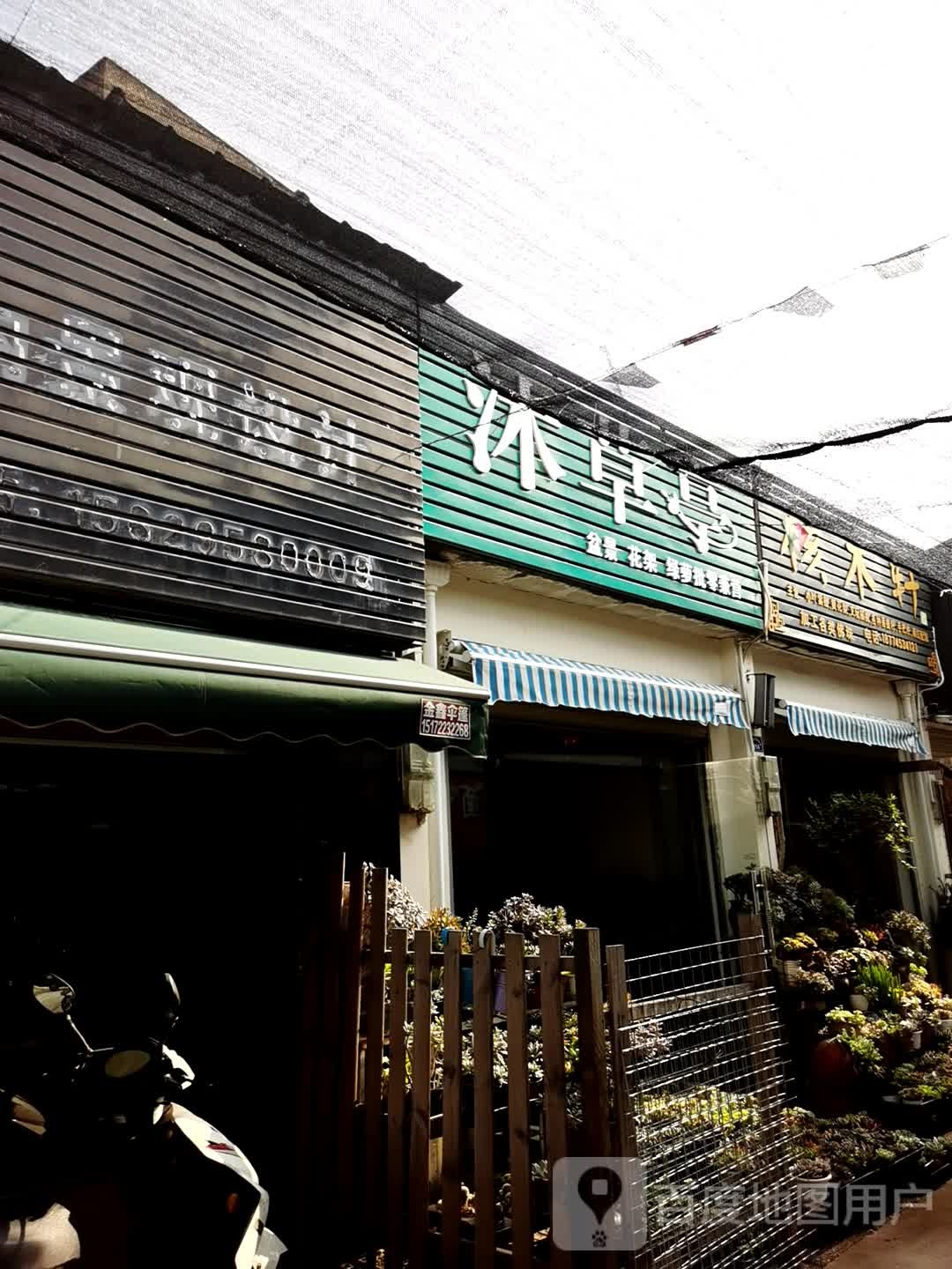 沐草亭盆景花架