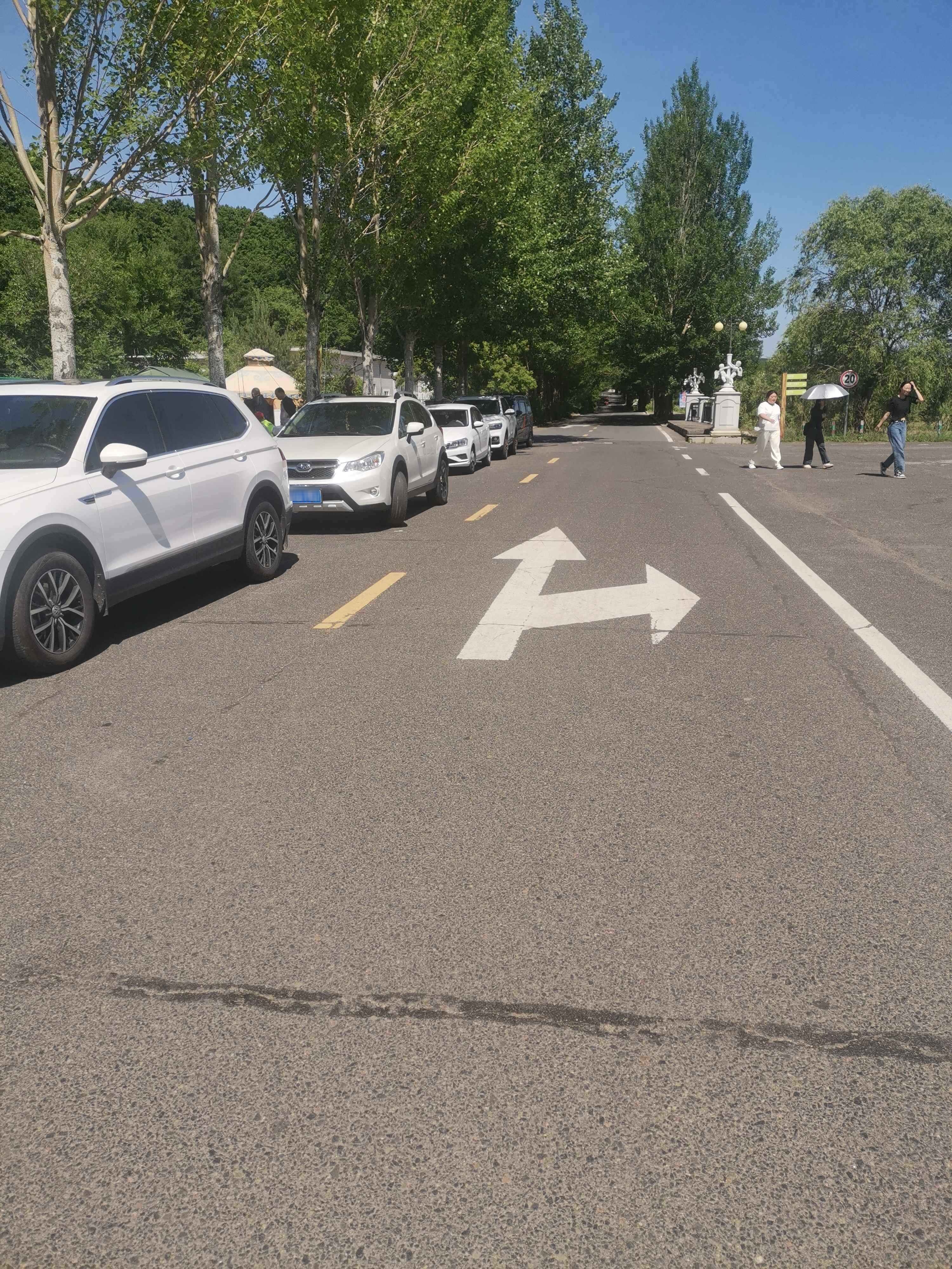 清源湖景区地上停车场-出入口