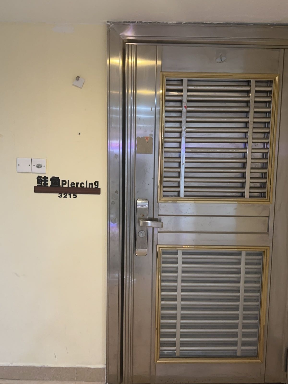 鲑鱼piercing穿孔工作室