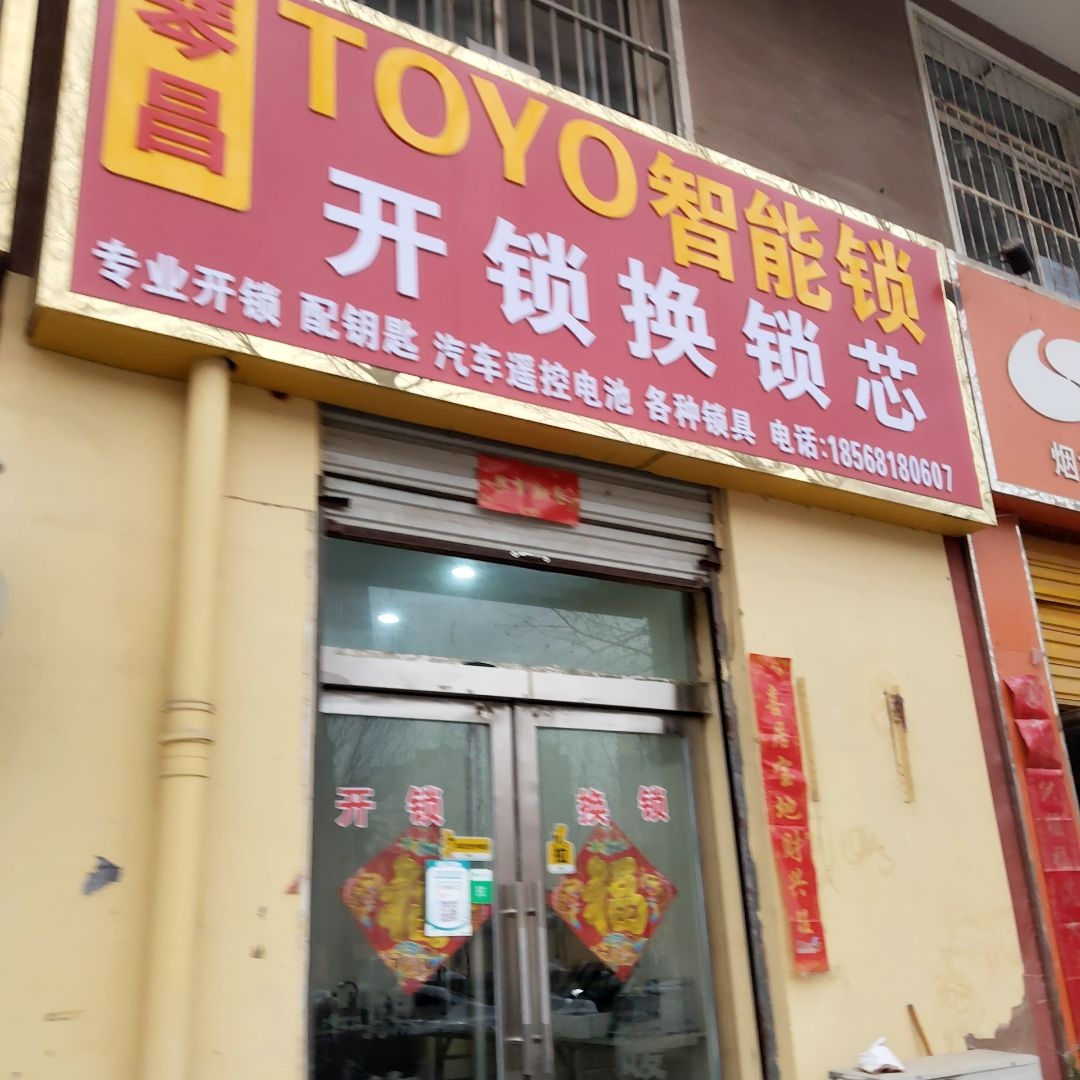 琴昌TOYO智能锁开锁换锁芯