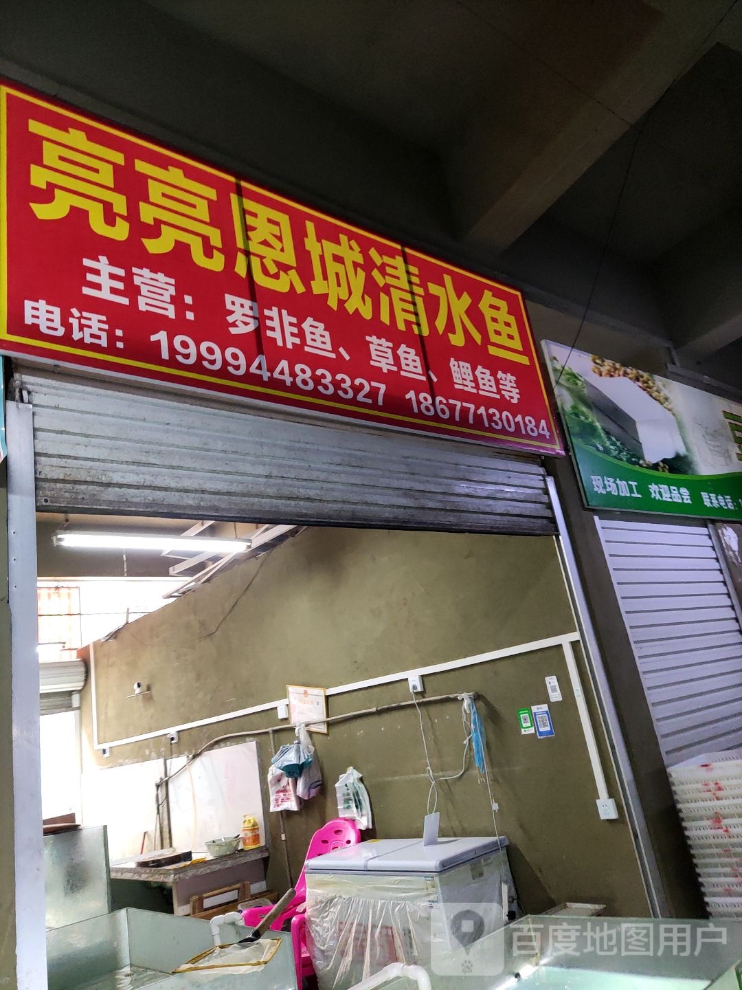 亮亮恩城清水鱼海鲜档