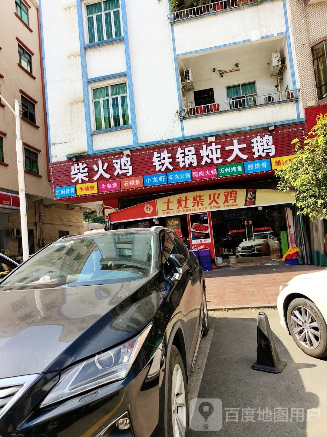 柴火鸡铁锅炖大鹅