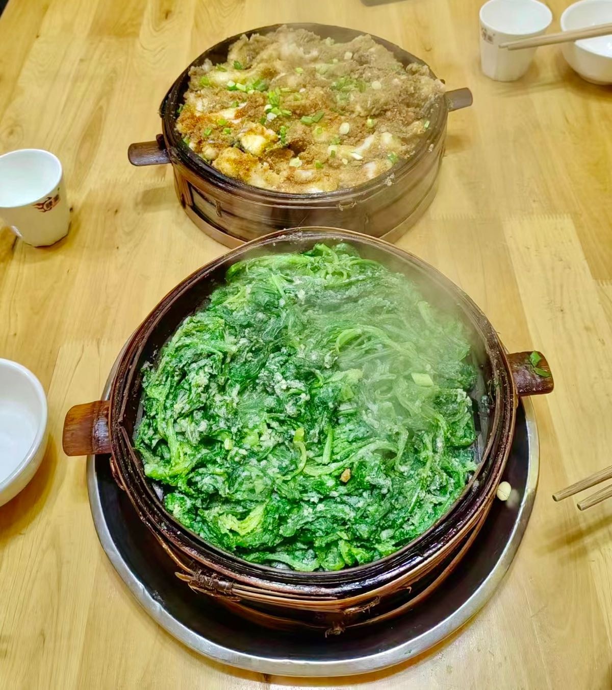石梯蒸鱼
