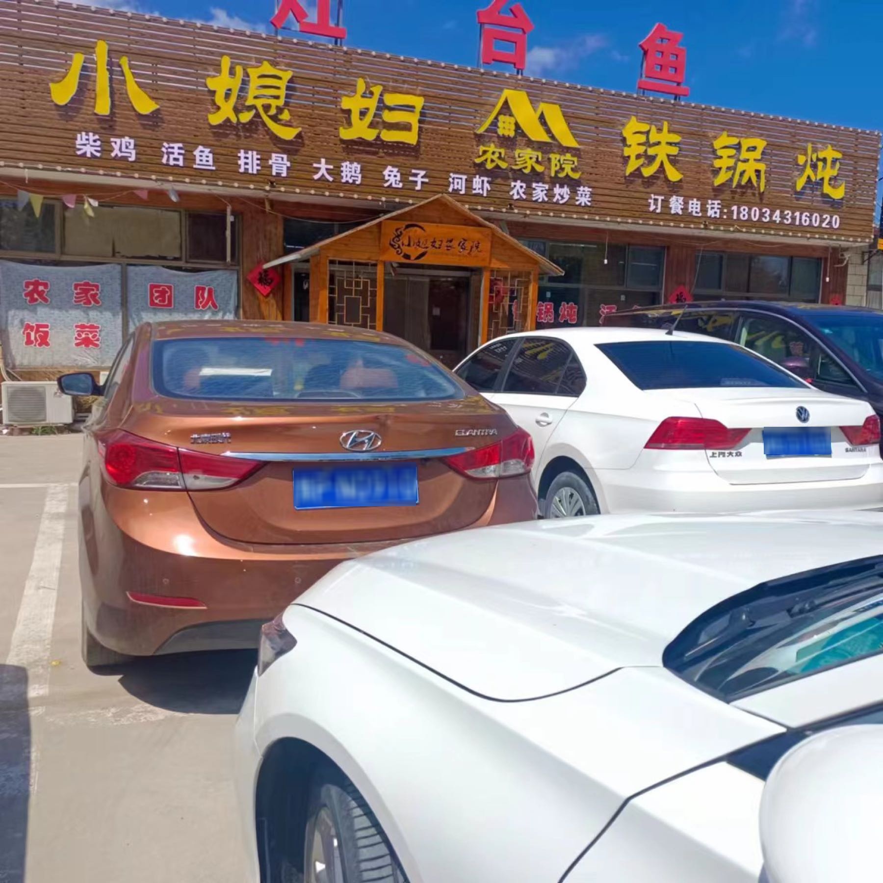小媳妇农家菜铁锅炖灶台鱼(官厅水库店)