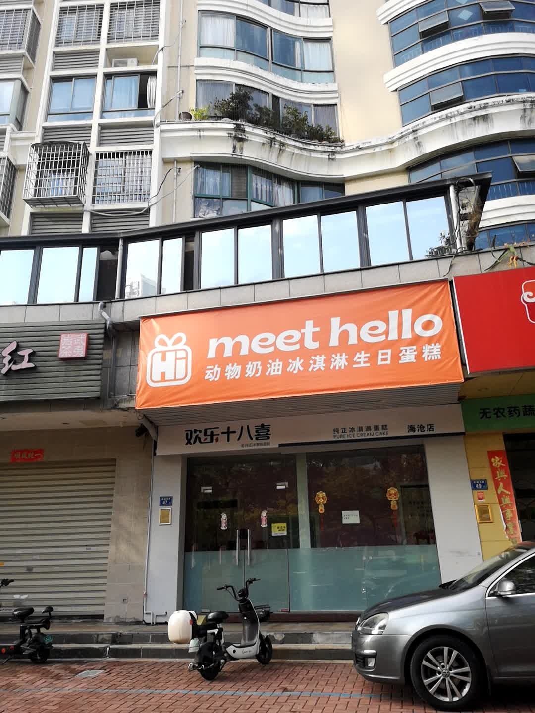 meet hello动物奶油冰淇淋生日蛋糕
