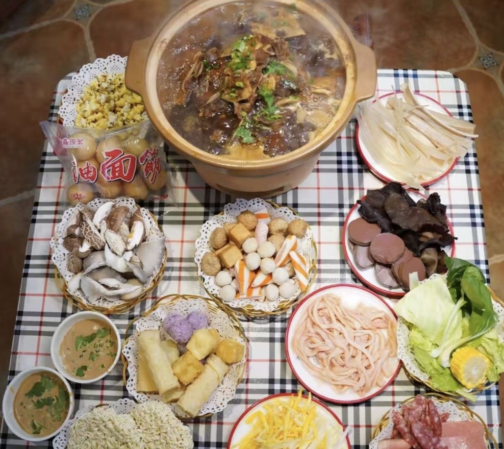 牛小排地摊牛排锅