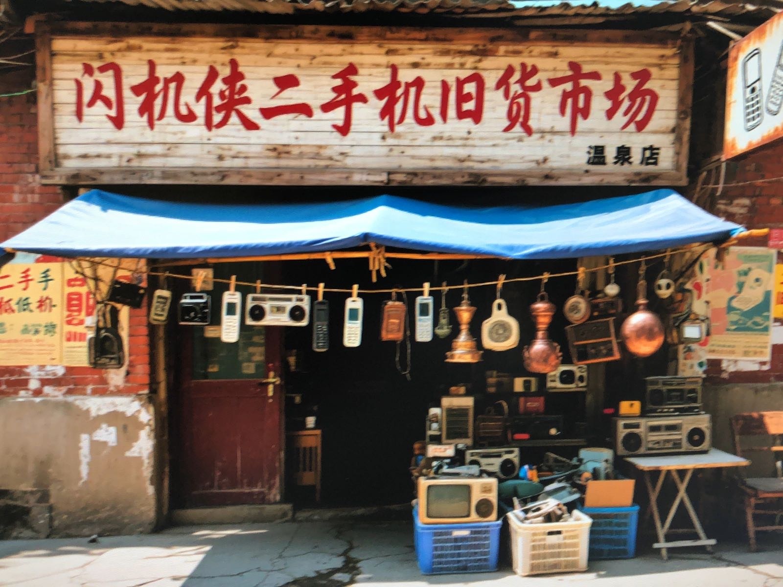 闪机侠二手机电脑回收维修(温泉店)