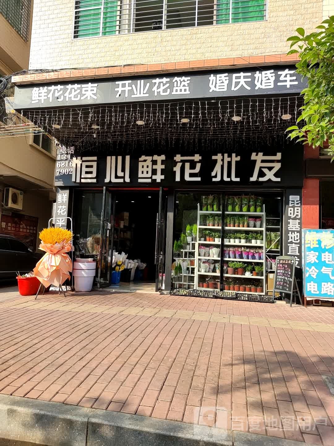 恒心鲜花批发(德保斜对面)