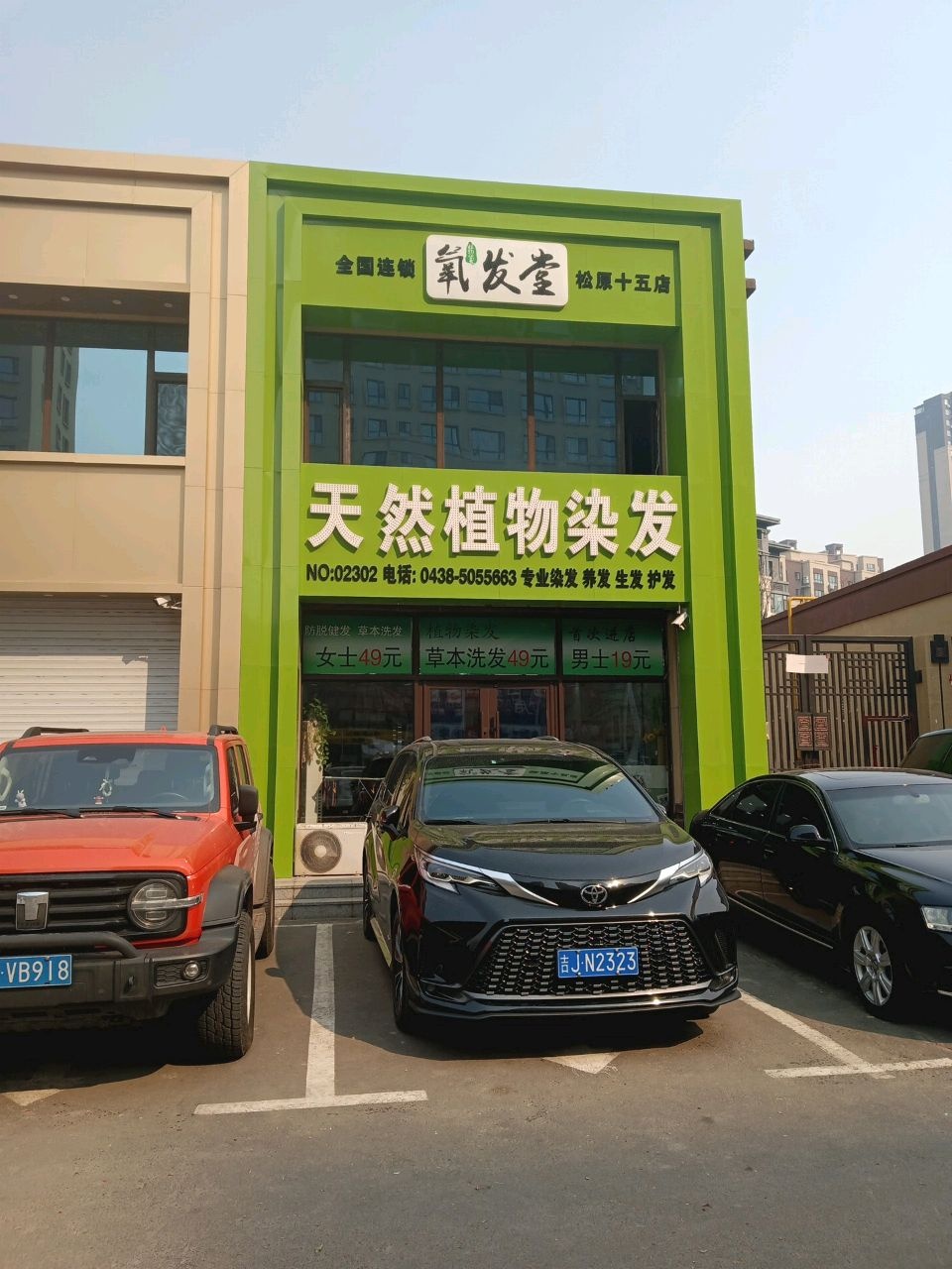天然植物染发