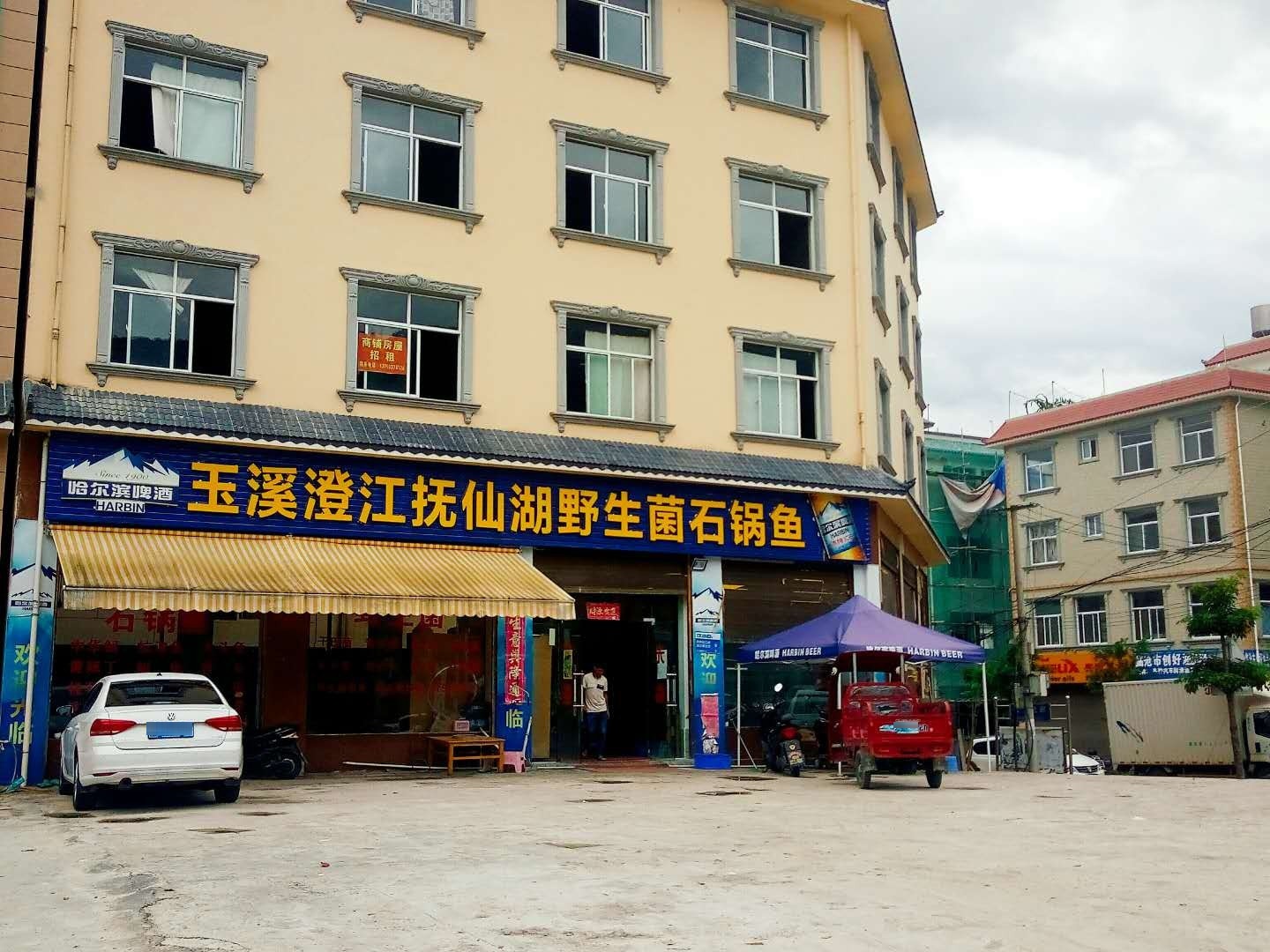 玉溪澄江抚仙湖野生菌石锅鱼