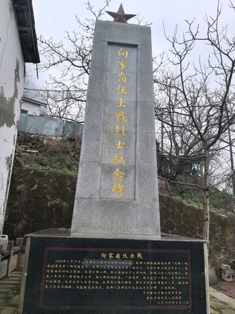 向家岭伏击战烈士纪念碑