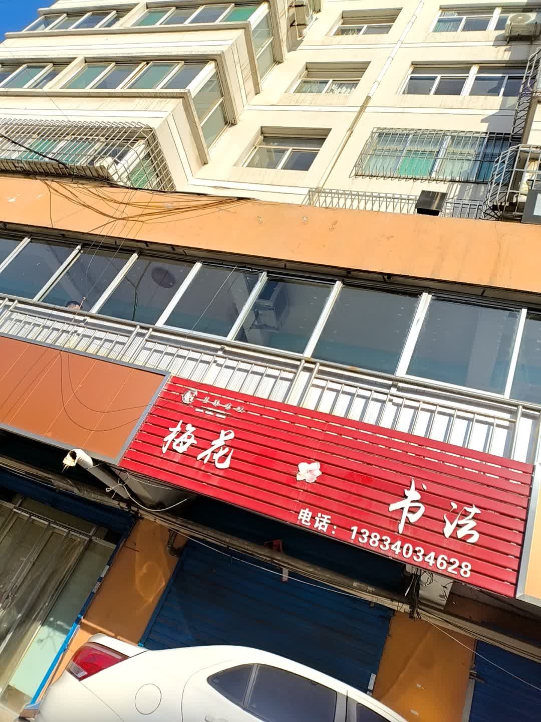平定梅花书法