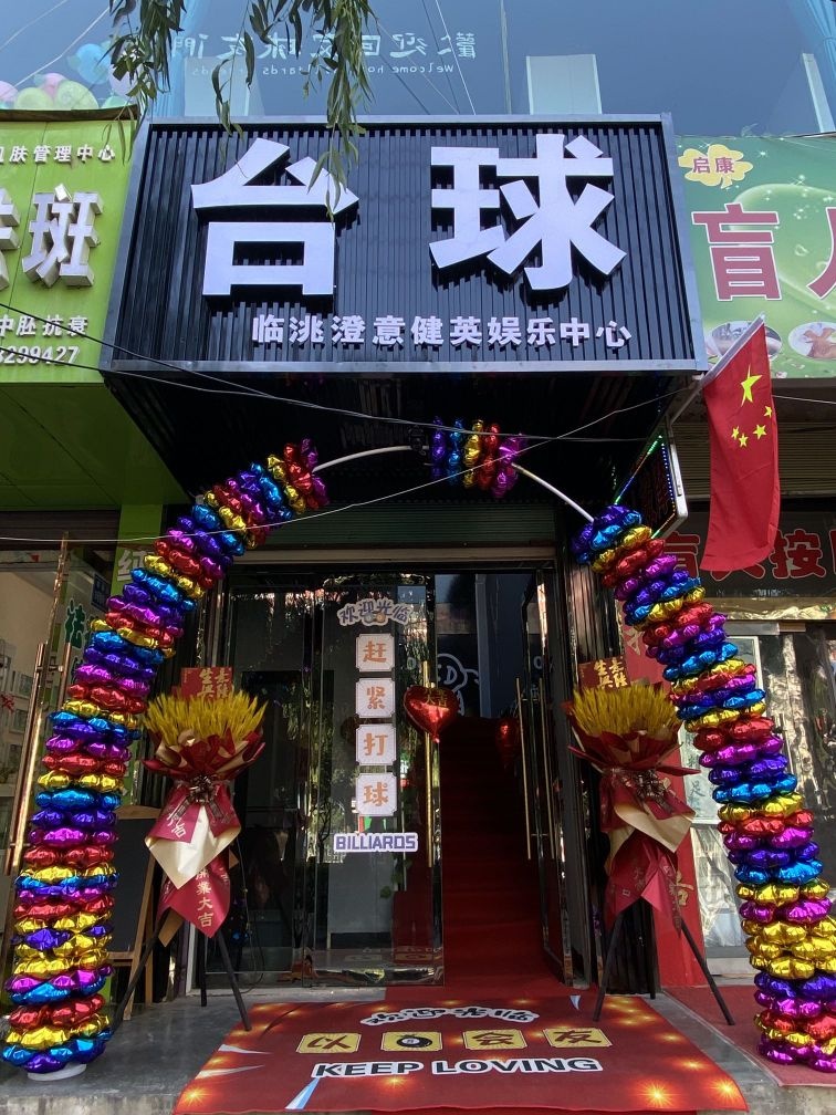 临洮澄意健英台球娱乐中心