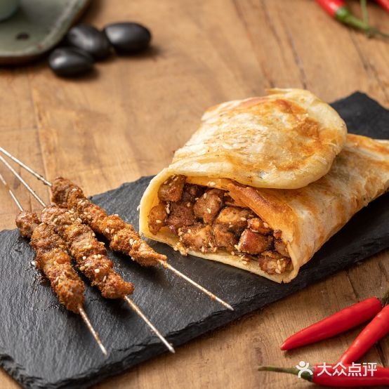 烧饼串说·烧饼夹羊肉串·里脊(万达广场店)