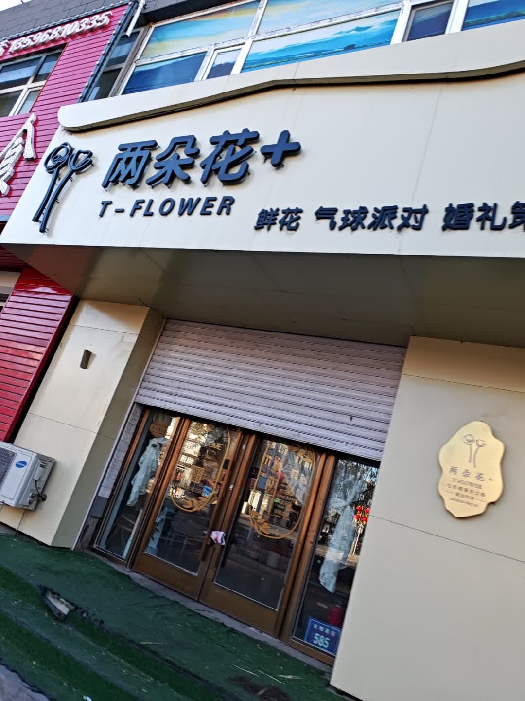 两朵花