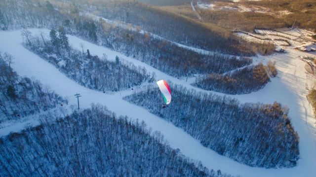 长白山万达鹰之翼航空飞行营地