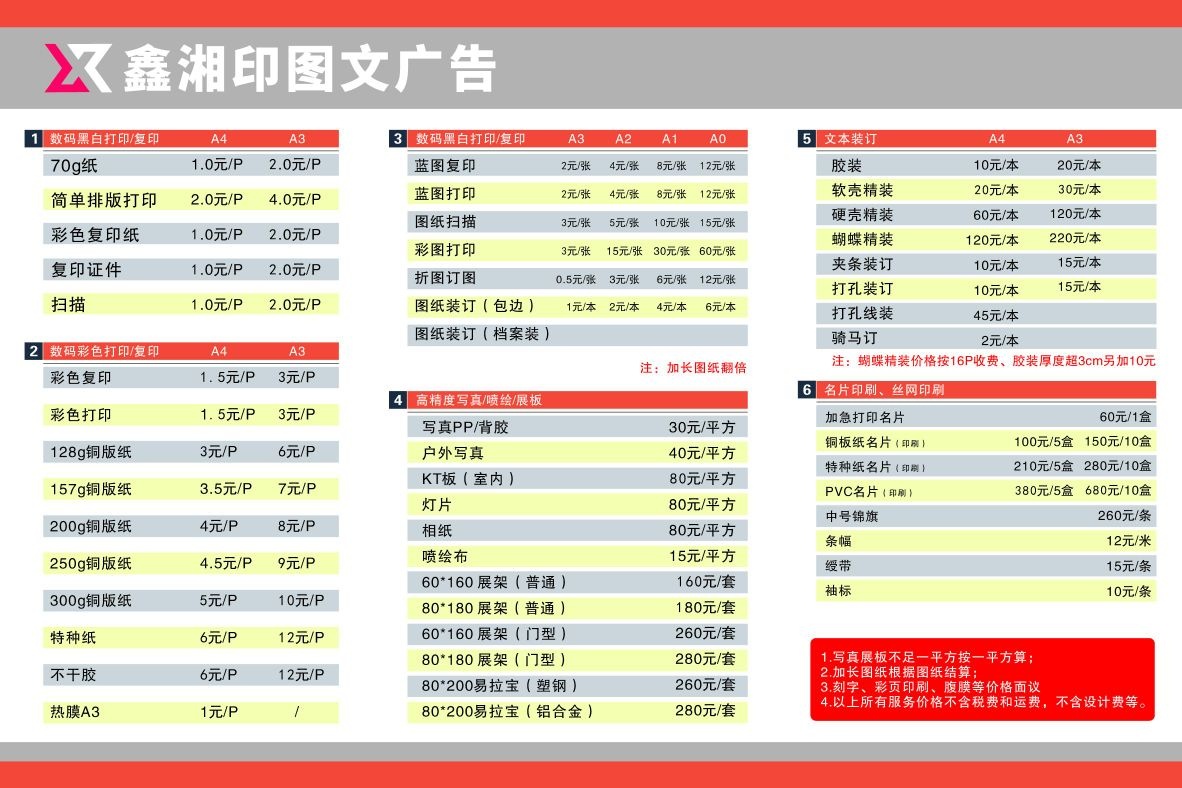 鑫相印图文广告