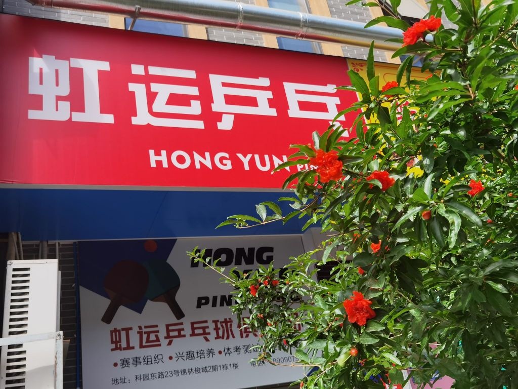 绵阳虹运乒乓球俱乐部·中考乒乓·健身娱乐
